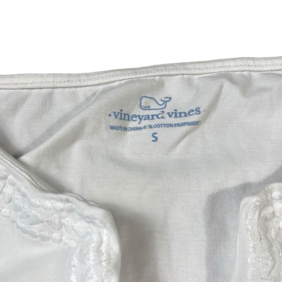 Vineyard Vines V-Neck Embroidered Tank Top - Picture 3 of 4